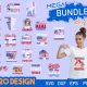 4th July T-Shirt Design Bundle