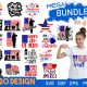 4th of July SVG Bundle, American Flag