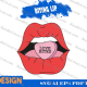 Love Bites SVG, lip bite png, lips svg