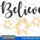 Believe Christmas SVG