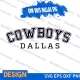 COWS BOYS Football svg