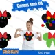 Christmas Minnie SVG