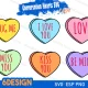 Conversation Hearts SVG