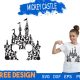 Free Disney castle SVG files for Cricut