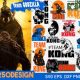Godzilla Svg Bundle +250