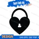 Heart Lock Svg