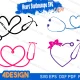 Heart Stethoscope SVG