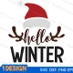 Hello winter svg