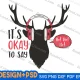 It's Okay To Say Ho Ho Ho svg