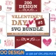 Mega Bundle Valentine's Day, valentine svg files for cricut