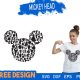 Mickey Mouse Head SVG File Free