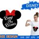 Minnie baby on board SVG Free