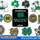 Notre Dame Fighting Irish svg, Notre Dame Fighting Irish Football Team svg,College sports team,Files Notre Dame Bundle Svg, NCAA Svg,Notre Dame Svg,Figthing-Irish Svg,Fighting Irish Svg,College Football Svg