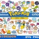 Pokemon svg, Pokemon svg images, Pokemon cricut svg, SVG pokemon