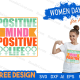 Positive Mind Positive Life SVG Cut File