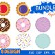 Sweet Desserts Keychain Pattern SVG
