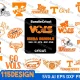 Tennessee Vols Bundle svg,Tennessee Vols svg, Tennessee Vols Football Team svg, Tennessee Svg, State Svg, Football Team