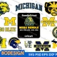 Michigan wolverines svg, Football Team,Michigan State Svg Bundle, Michigan Svg,University Svg Bundle, Football svg