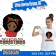 african american christmas svg