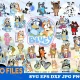 This free Bluey PNG design is part of our extensive Bluey Design Collection. Download now to add a touch of Bluey magic to your creative projects. Available in six file formats (SVG, DXF, EPS, AI, PDF, PNG).