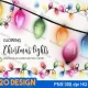 christmas lights clipart