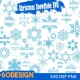 christmas snowflake svg