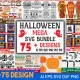 This captivating design is part of our Cricut Halloween SVG collection, available in six versatile file formats (SVG, DXF, EPS, AI, PDF, PNG). Download it for free and infuse your Halloween projects with spooky charm.