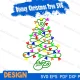 disney christmas tree svg