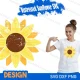 distressed sunflower svg