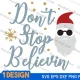 don t stop believin santa svg