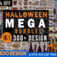 This captivating design is part of our Halloween Decorations Bundle, available in six versatile file formats (SVG, DXF, EPS, AI, PDF, PNG). Download it for free and infuse your Halloween projects with spooky charm.