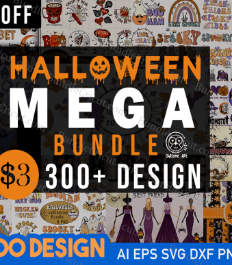 This captivating design is part of our Halloween Decorations Bundle, available in six versatile file formats (SVG, DXF, EPS, AI, PDF, PNG). Download it for free and infuse your Halloween projects with spooky charm.