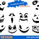 Pumpkin Face SVG Bundle