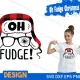 oh fudge christmas story svg