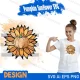 pumpkin sunflower svg