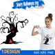 scary halloween svg