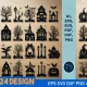 Ignite your Halloween projects with our Scary Halloween SVG Design Collection. Featuring 24 designs in six file formats (SVG, DXF, EPS, AI, PDF, PNG), it's perfect for adding a spooky touch to your holiday creations.